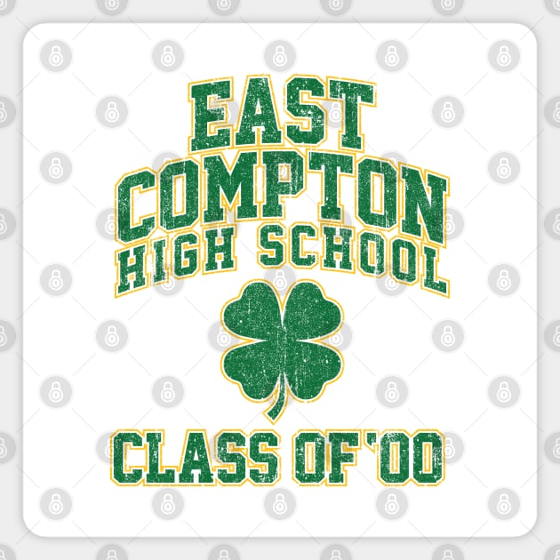 East Compton High School Class of 00 (Variant) Magnet by huckblade